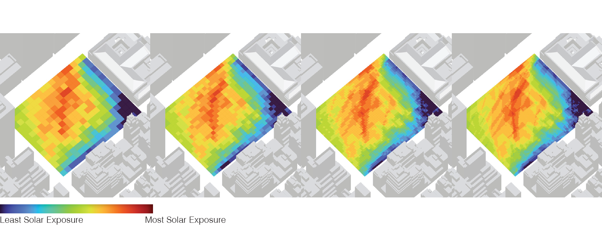 Solar exposure pattern across the park surface.
