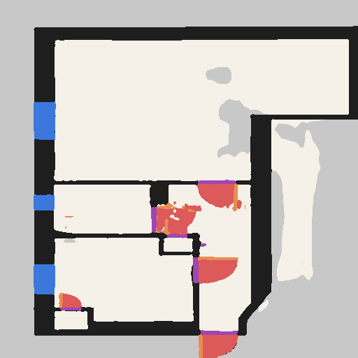 7-class segmentation mask