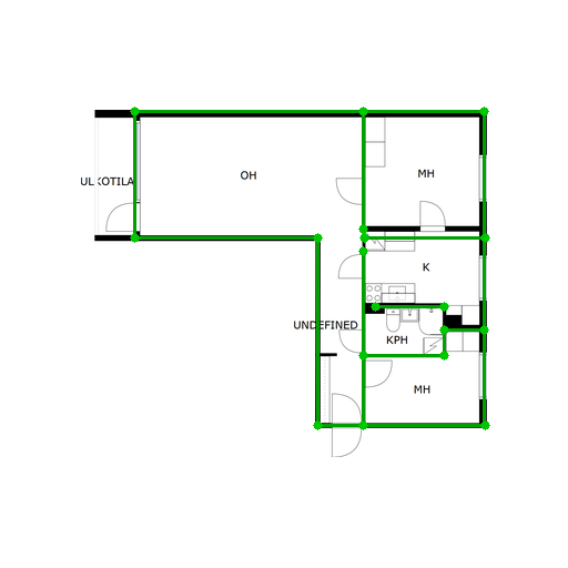Orthogonally aligned graph