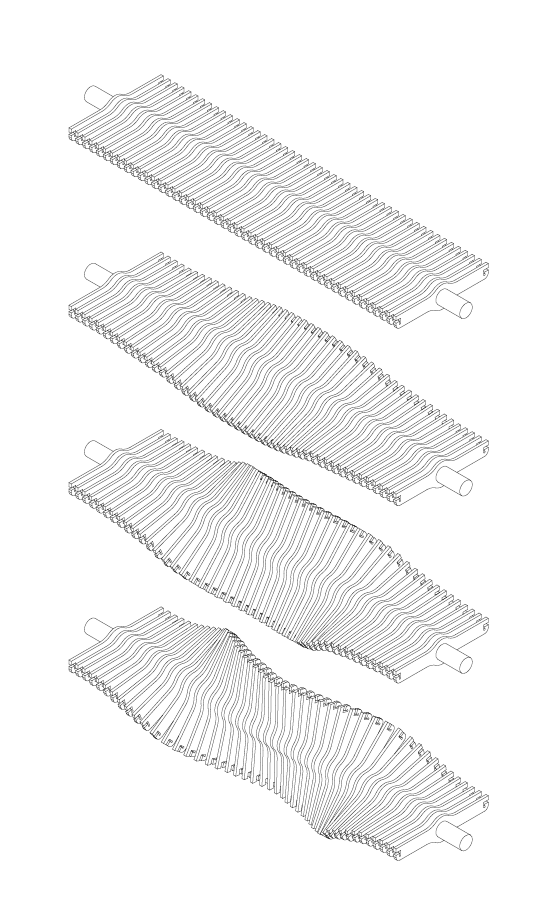 Double surface transformation 2 — wave configuration diagram
